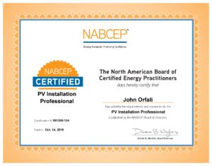 Solar NABCEP Certificate San Francisco, San Jose Home Solar | Bay Area ...